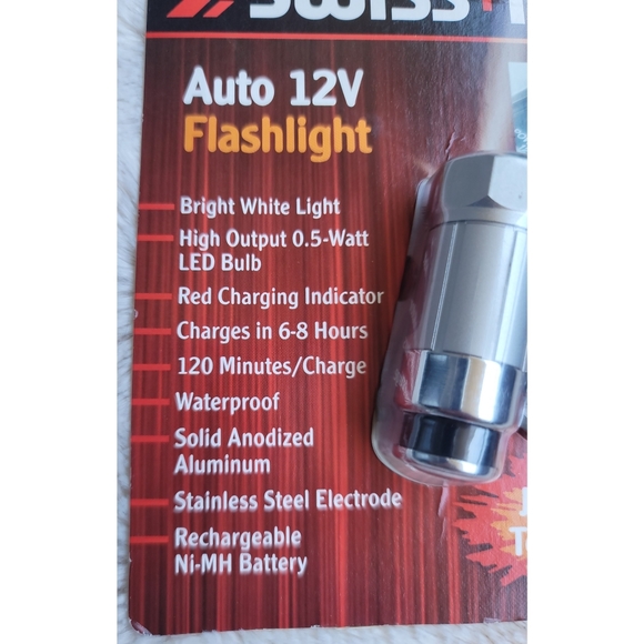 NEW Swiss Tech Auto 12V Flashlight - Picture 3 of 14